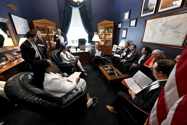 ACP North Carolina chapter members meet with Rep. Greg Murphy, MD  (R-NC-3rd)