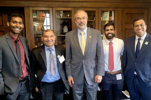 Rep. Andy Harris, MD (R-MD- 1st) with members of the Maryland chapter delegation