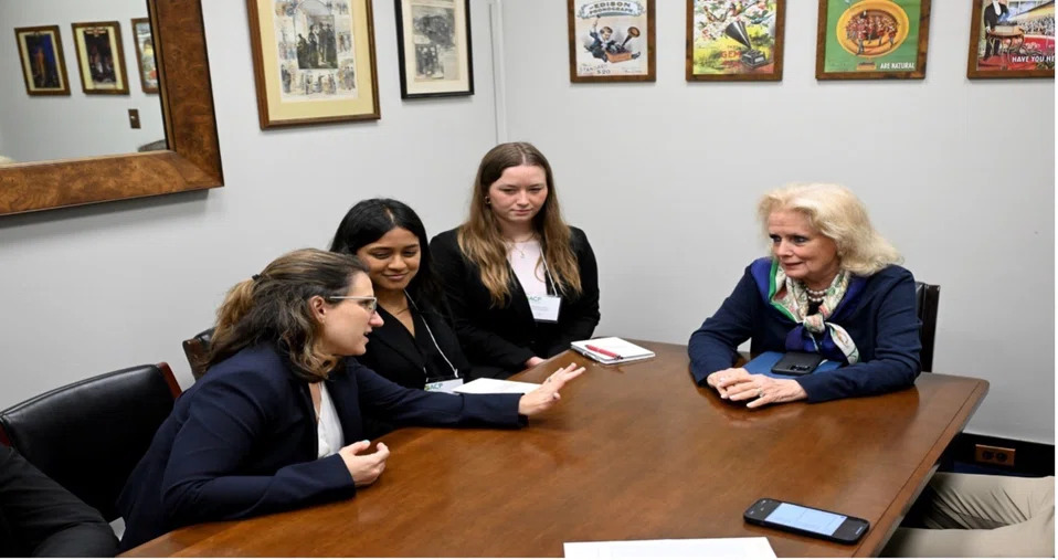 Members of the ACP Michigan chapter delegation meets with Re. Debbie Dingell (D-MI-6th)